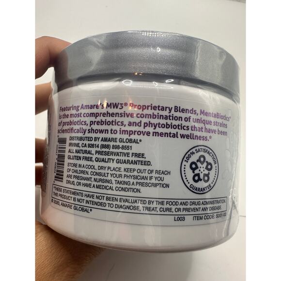 Amare Mentabiotics Sugar Free – 7.4 oz NOS Sealed Lot 2207221 Exp 11/2023 - Picture 4 of 5